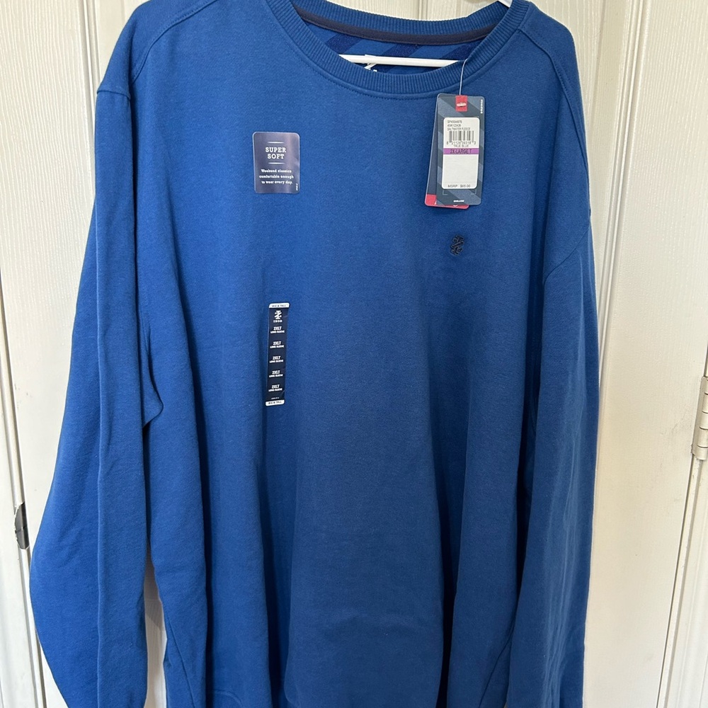 Izod Men's Classic Blue Sweatshirt